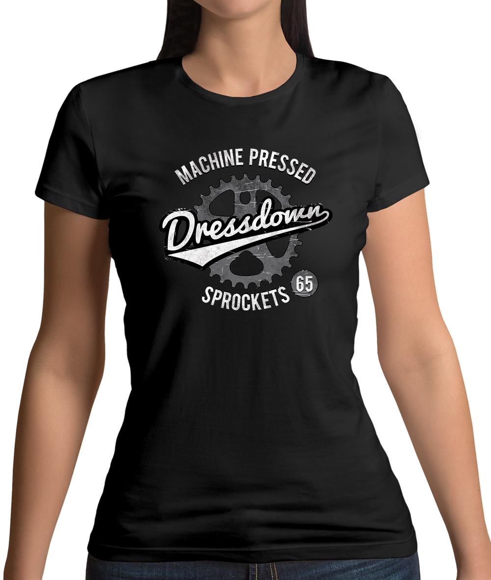 Machine Pressed Sprockets Dressdown Womens T-Shirt Machine Pressed Sprockets Dressdown Womens T-Shirt