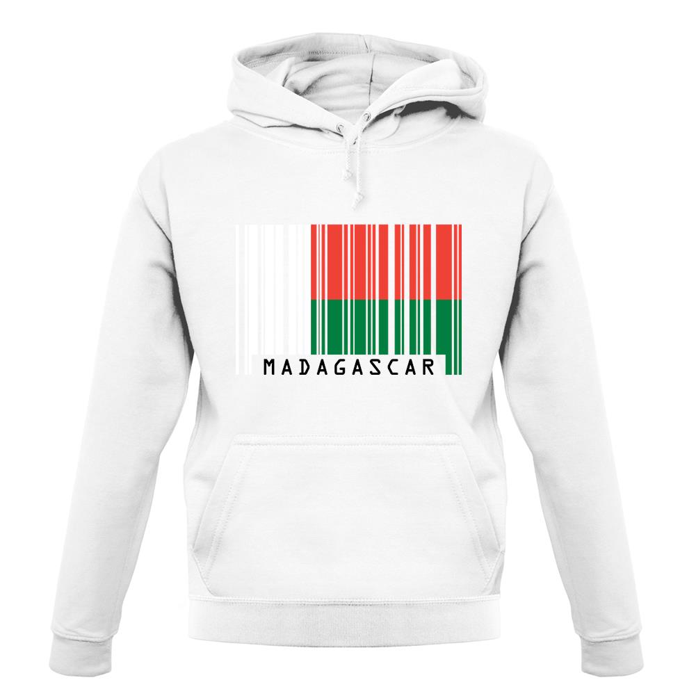 Madagascar Barcode Style Flag unisex hoodie Madagascar Barcode Style Flag unisex hoodie