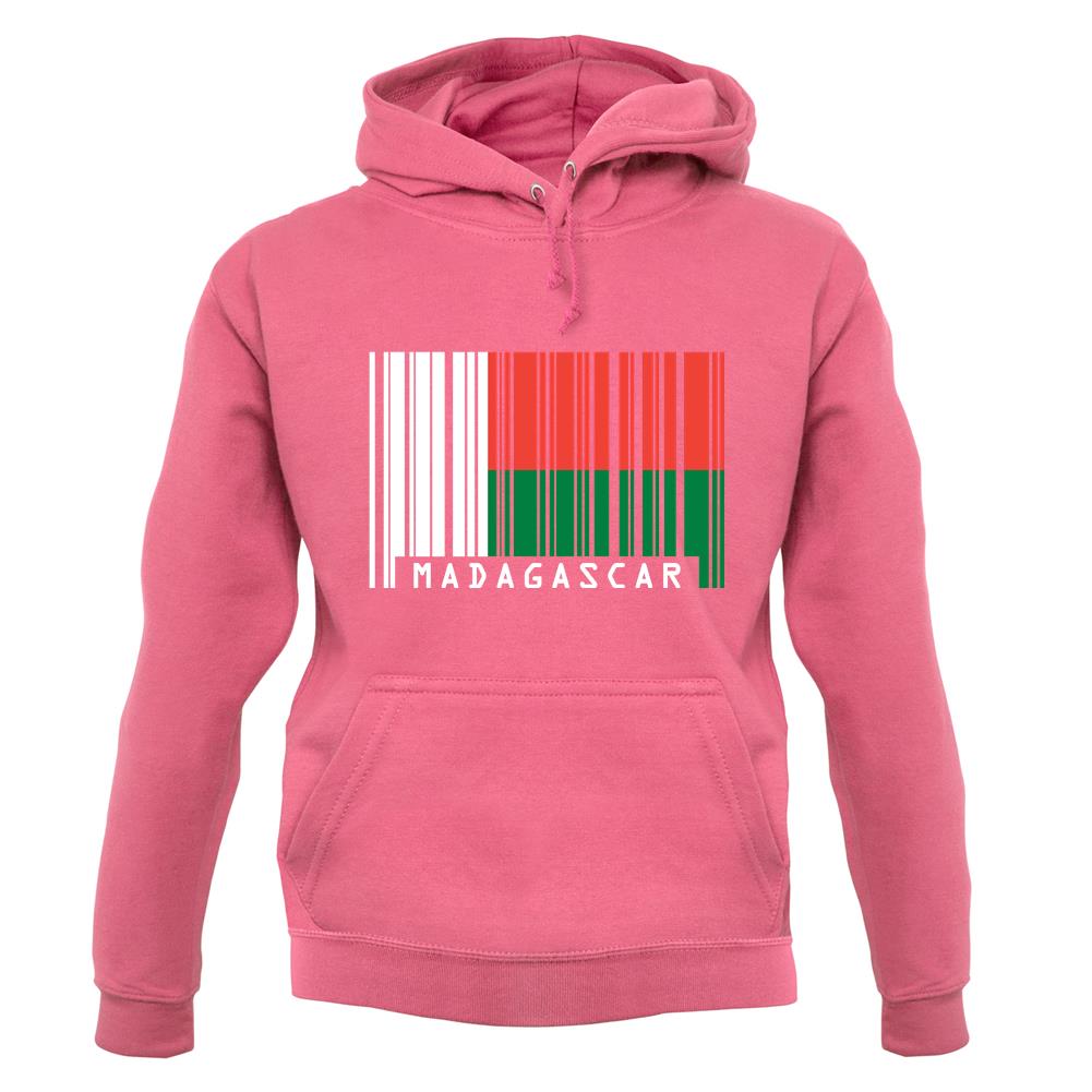 Madagascar Barcode Style Flag unisex hoodie Madagascar Barcode Style Flag unisex hoodie