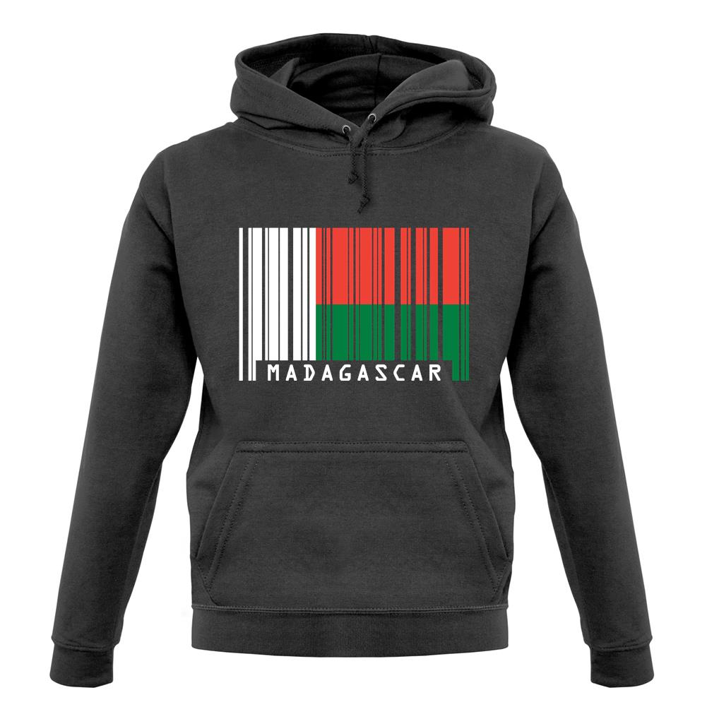 Madagascar Barcode Style Flag unisex hoodie Madagascar Barcode Style Flag unisex hoodie