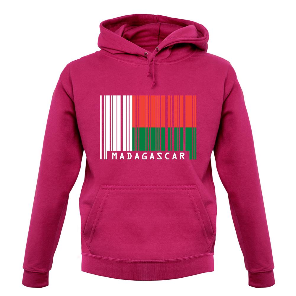 Madagascar Barcode Style Flag unisex hoodie Madagascar Barcode Style Flag unisex hoodie