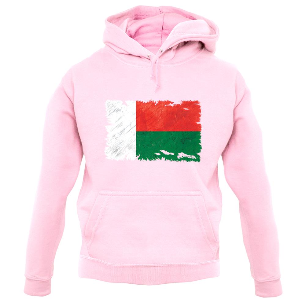 Madagascar Grunge Style Flag unisex hoodie Madagascar Grunge Style Flag unisex hoodie