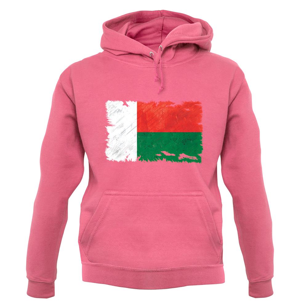 Madagascar Grunge Style Flag unisex hoodie Madagascar Grunge Style Flag unisex hoodie