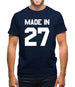 Made In '27 Mens T-Shirt Made In '27 Mens T-Shirt