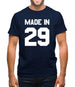 Made In '29 Mens T-Shirt Made In '29 Mens T-Shirt