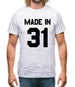 Made In '31 Mens T-Shirt Made In '31 Mens T-Shirt