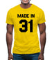 Made In '31 Mens T-Shirt Made In '31 Mens T-Shirt