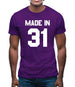 Made In '31 Mens T-Shirt Made In '31 Mens T-Shirt