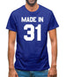 Made In '31 Mens T-Shirt Made In '31 Mens T-Shirt