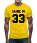 Made In '33 Mens T-Shirt Made In '33 Mens T-Shirt