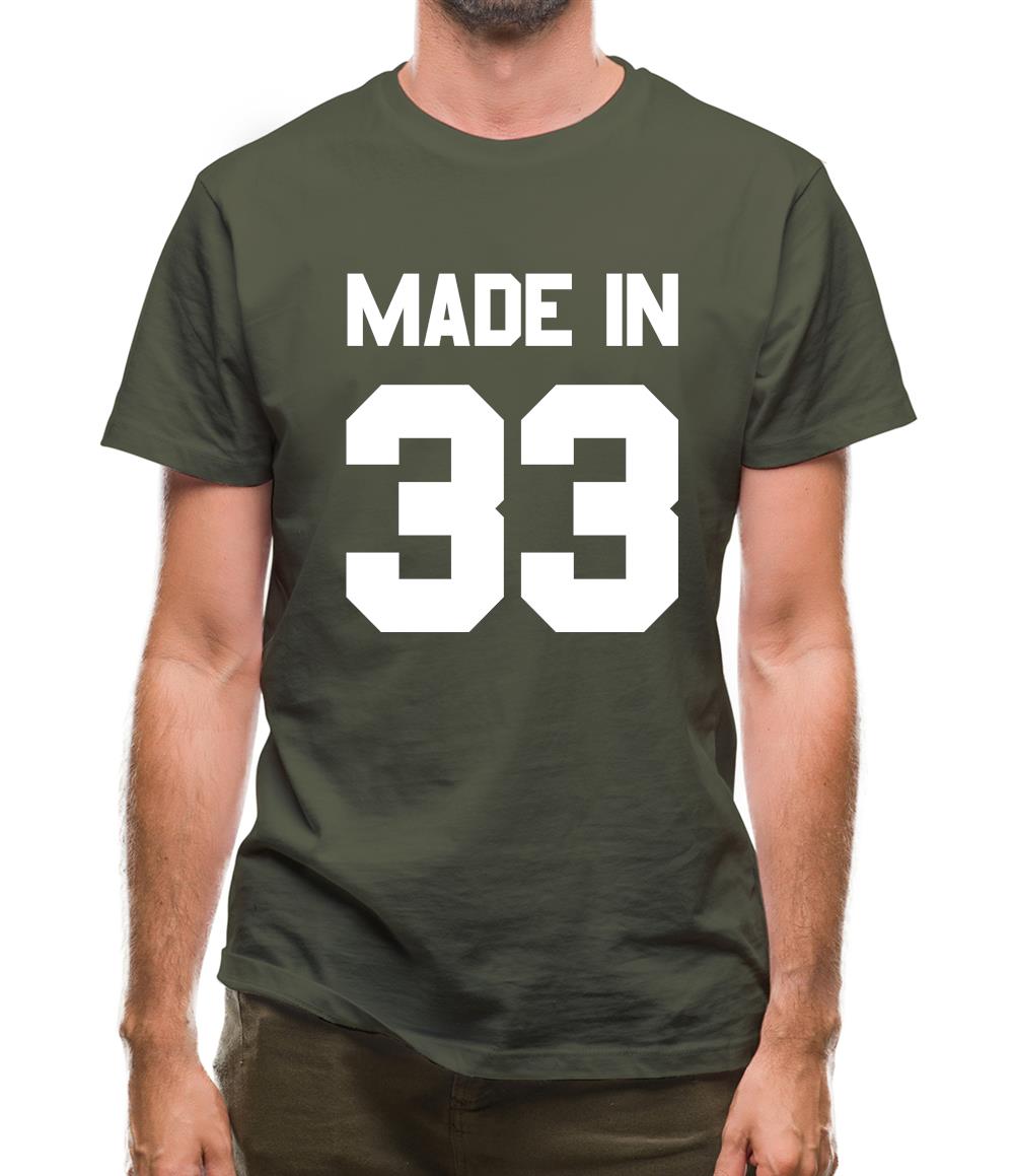Made In '33 Mens T-Shirt Made In '33 Mens T-Shirt