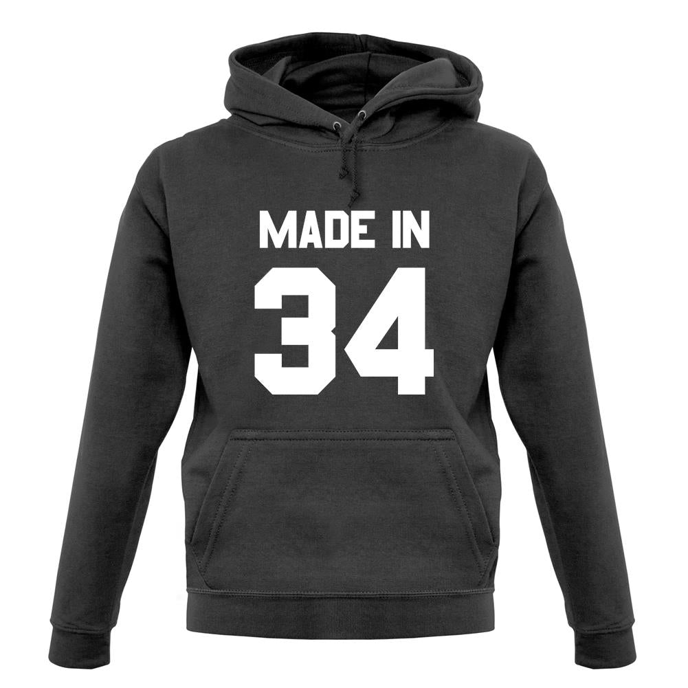 Made In '34 unisex hoodie Made In '34 unisex hoodie