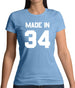 Made In '34 Womens T-Shirt Made In '34 Womens T-Shirt