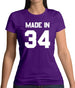 Made In '34 Womens T-Shirt Made In '34 Womens T-Shirt