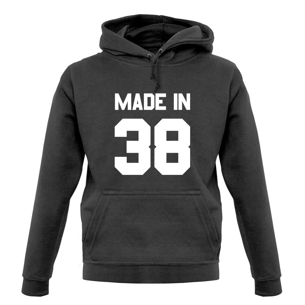 Made In '38 unisex hoodie Made In '38 unisex hoodie