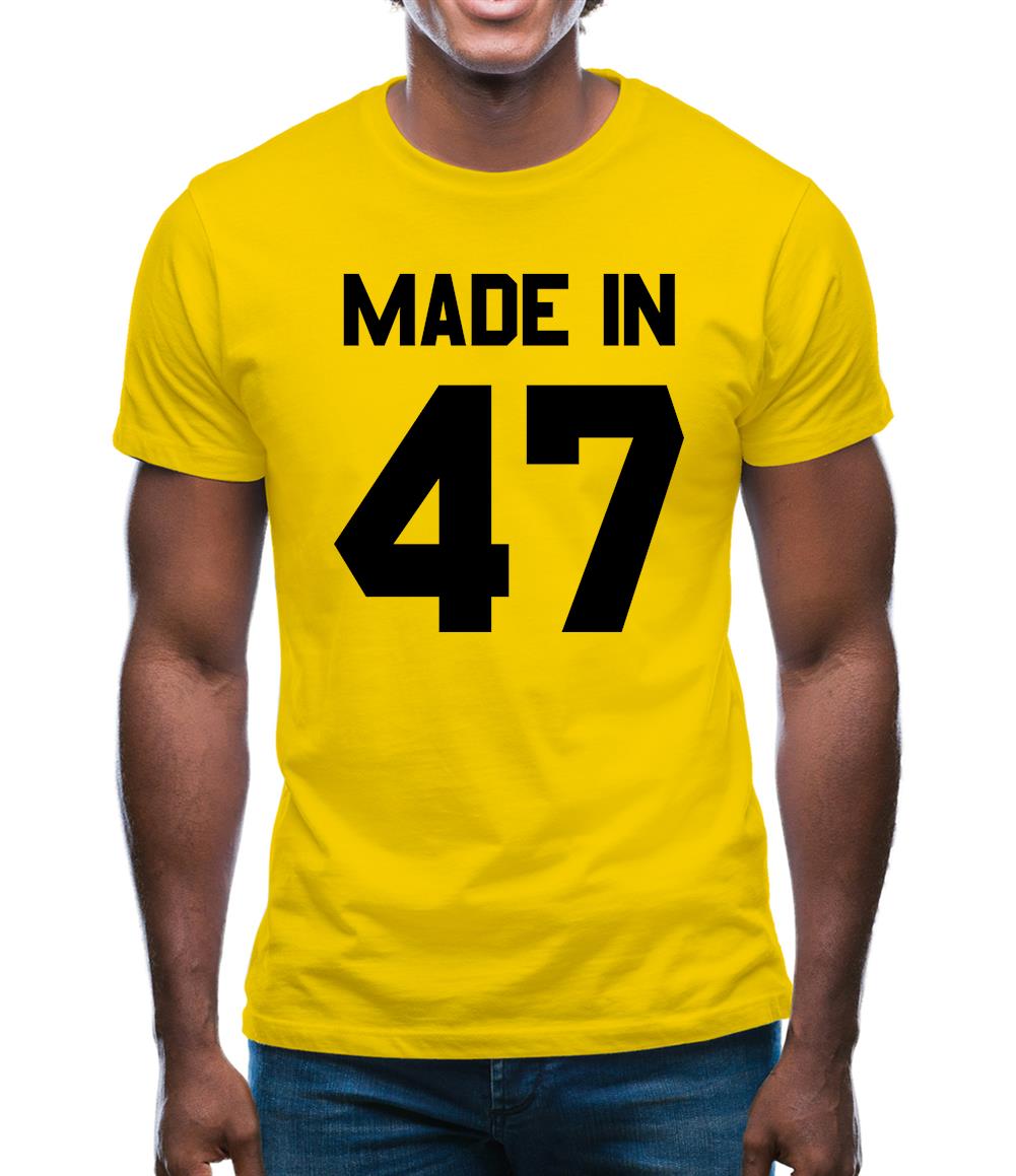 Made In '47 Mens T-Shirt Made In '47 Mens T-Shirt