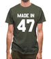 Made In '47 Mens T-Shirt Made In '47 Mens T-Shirt