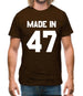 Made In '47 Mens T-Shirt Made In '47 Mens T-Shirt