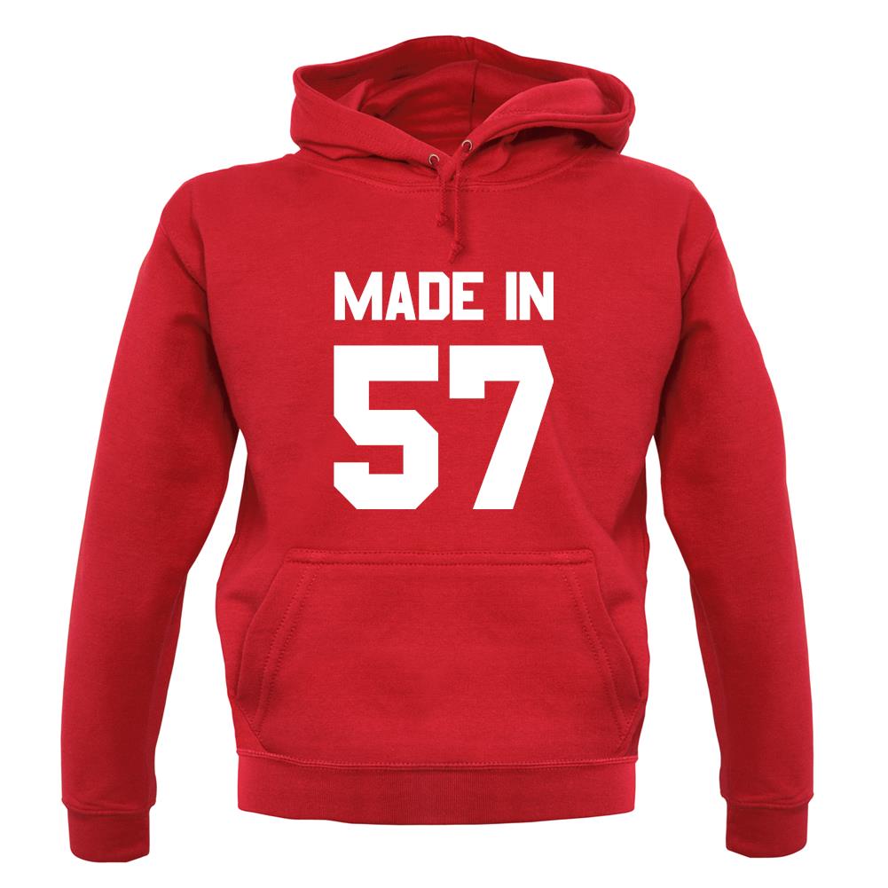 Made In '57 unisex hoodie Made In '57 unisex hoodie