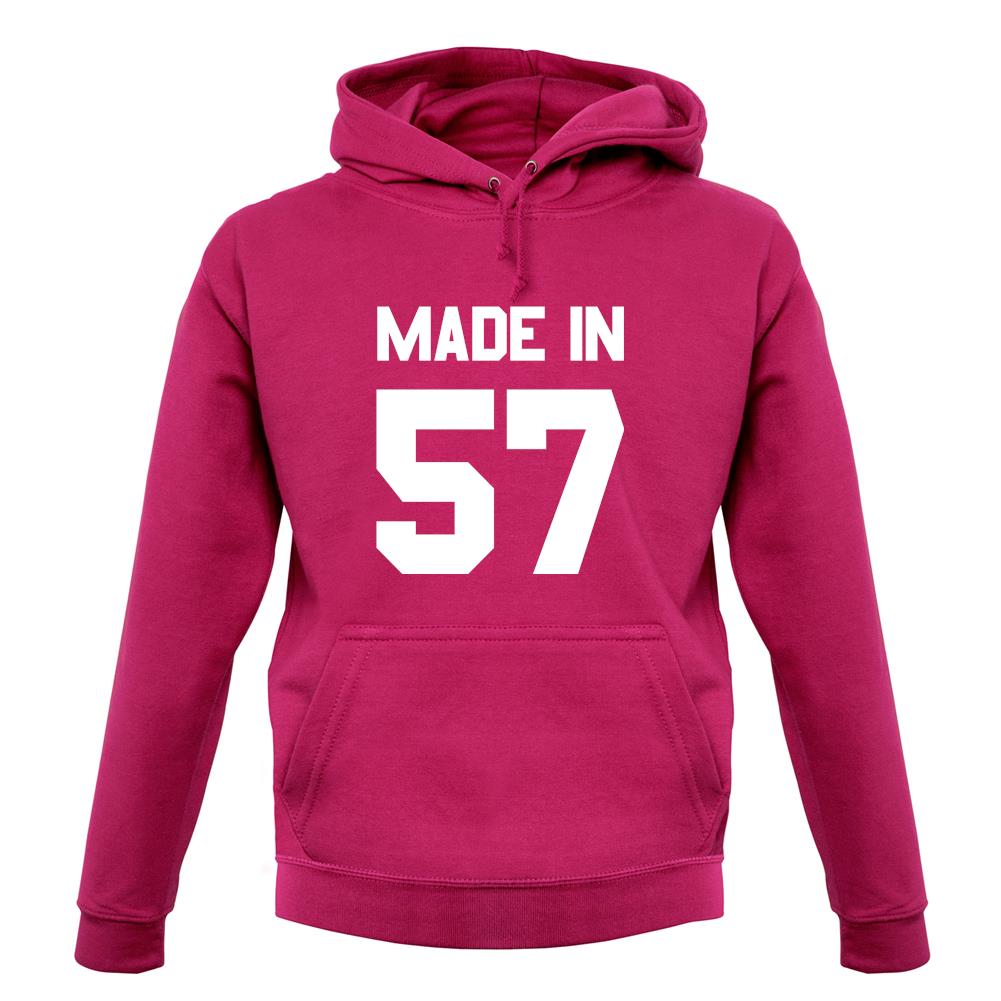 Made In '57 unisex hoodie Made In '57 unisex hoodie