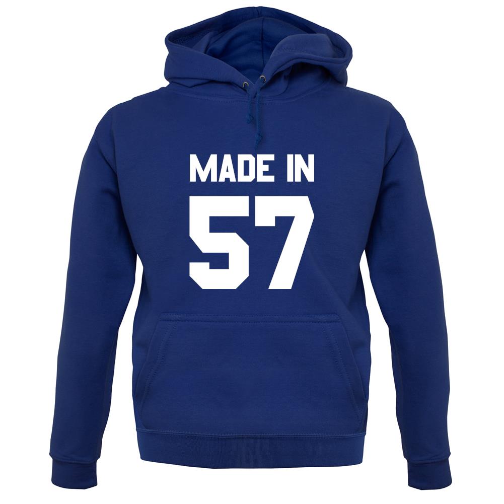 Made In '57 unisex hoodie Made In '57 unisex hoodie