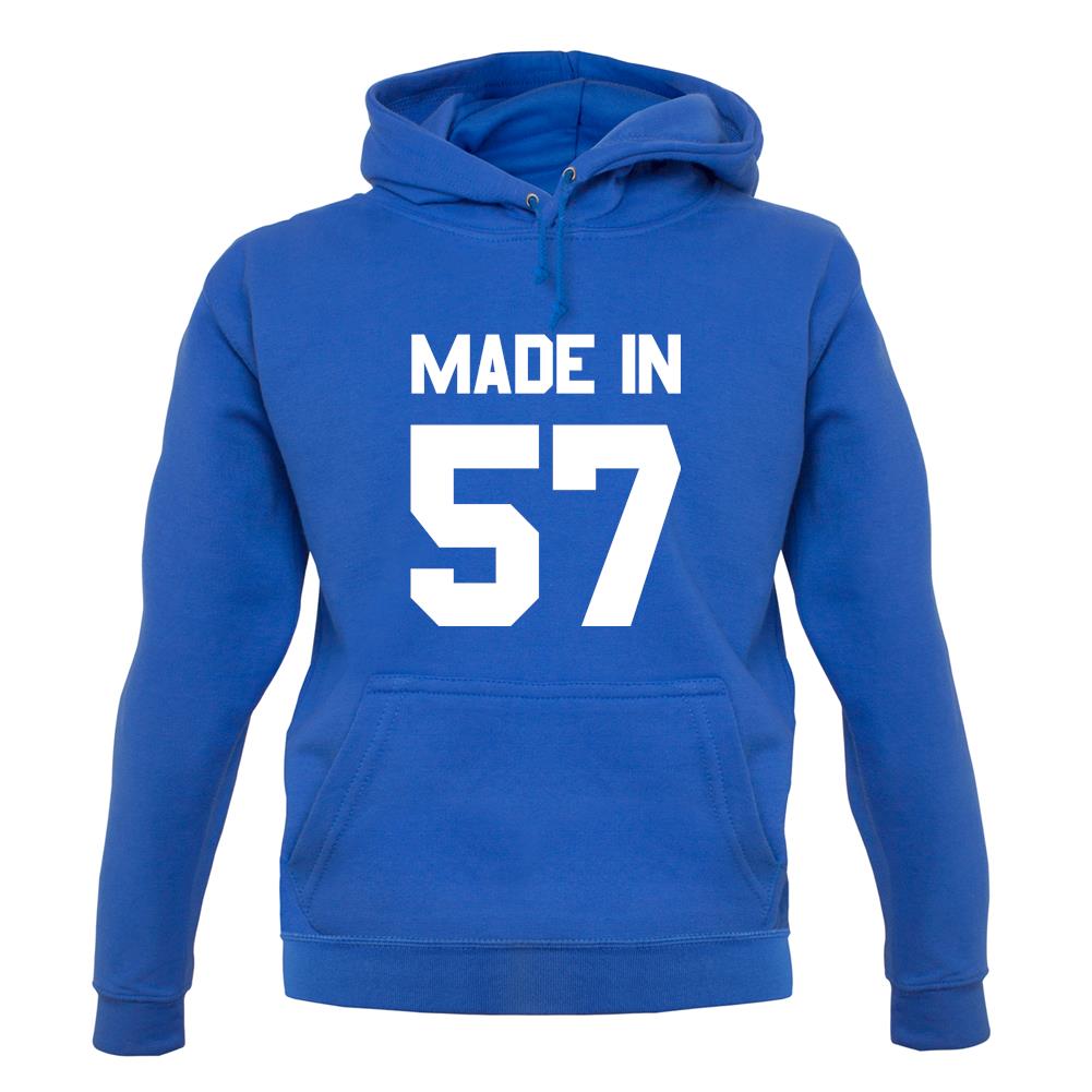 Made In '57 unisex hoodie Made In '57 unisex hoodie