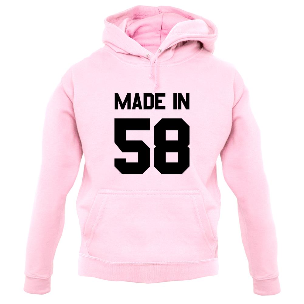 Made In '58 unisex hoodie Made In '58 unisex hoodie