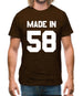 Made In '58 Mens T-Shirt Made In '58 Mens T-Shirt