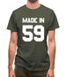 Made In '59 Mens T-Shirt Made In '59 Mens T-Shirt