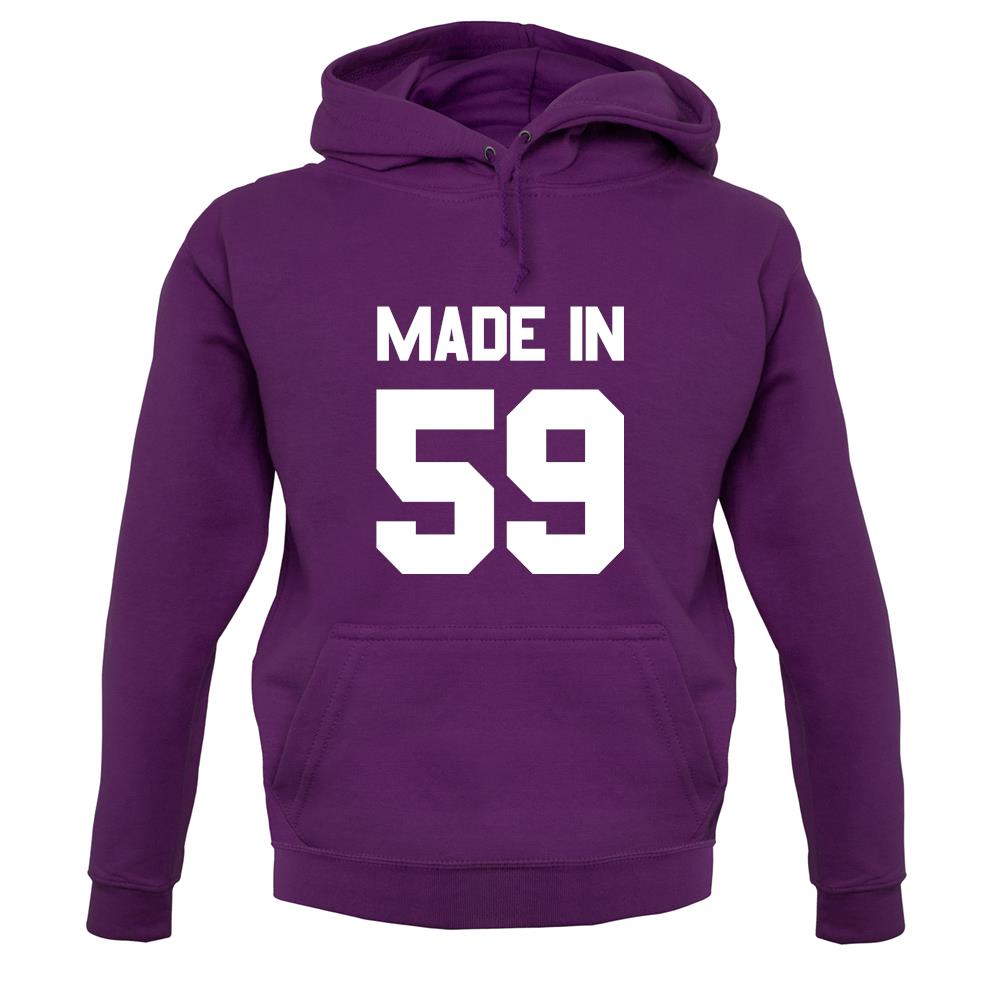 Made In '59 unisex hoodie Made In '59 unisex hoodie