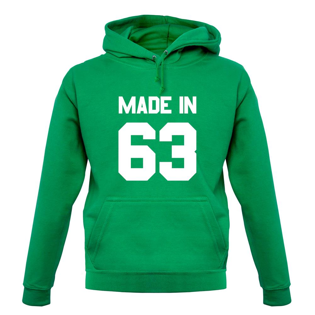 Made In '63 unisex hoodie Made In '63 unisex hoodie