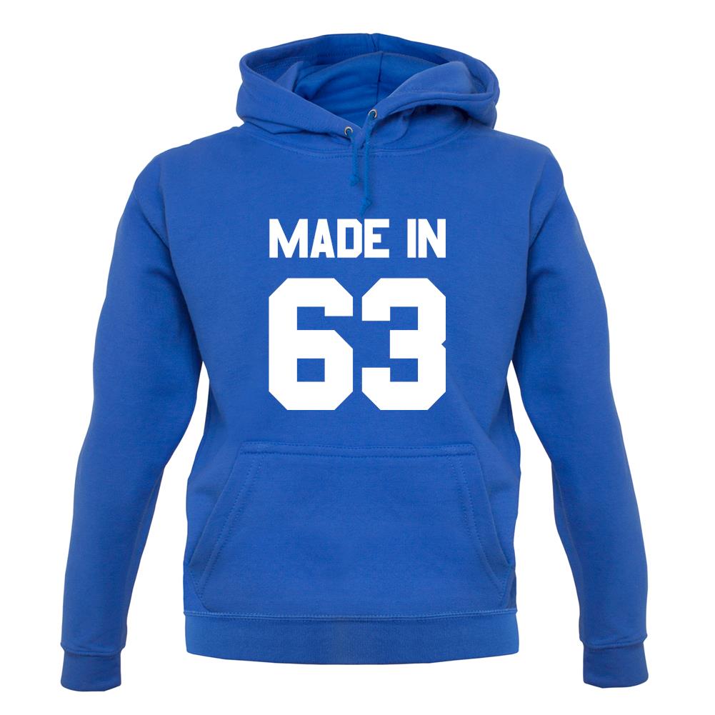 Made In '63 unisex hoodie Made In '63 unisex hoodie