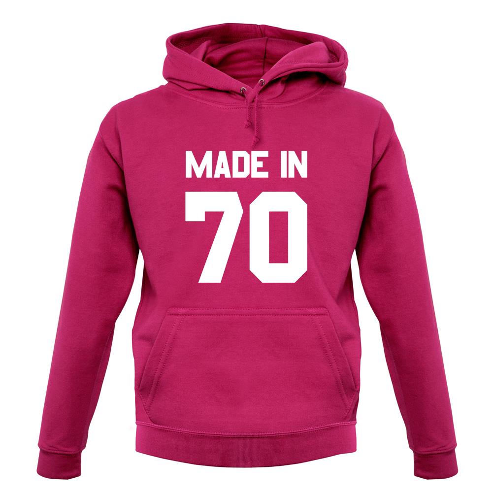 Made In '70 unisex hoodie Made In '70 unisex hoodie