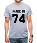 Made In '74 Mens T-Shirt Made In '74 Mens T-Shirt