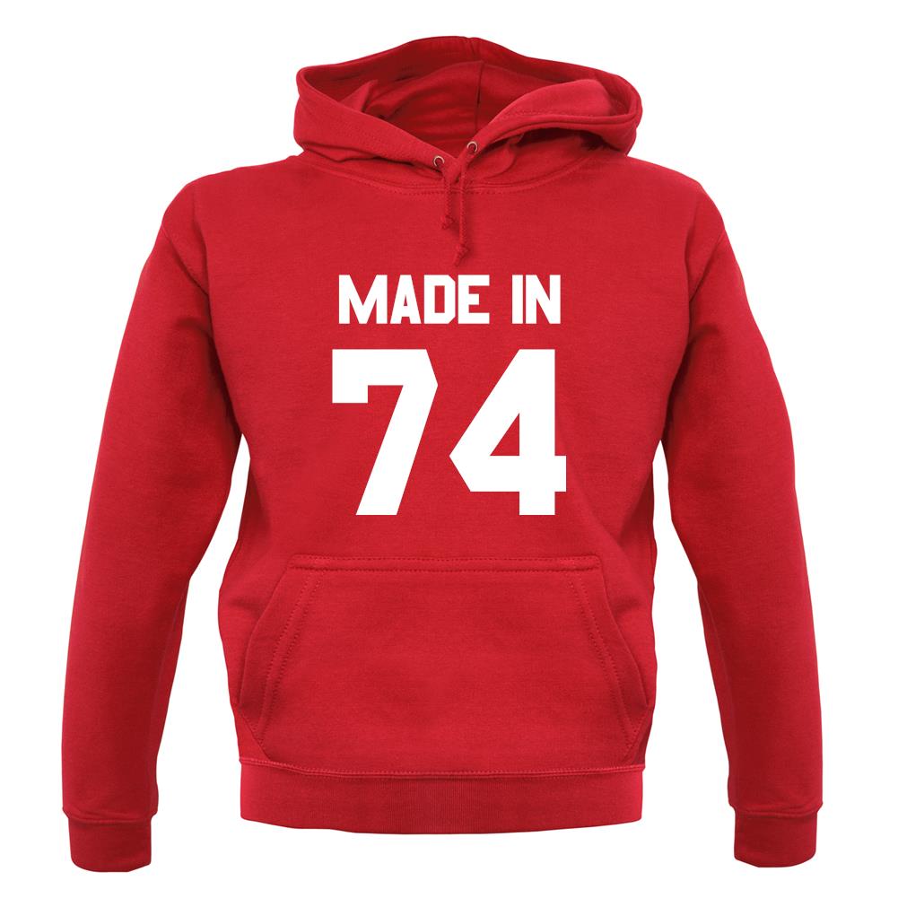 Made In '74 unisex hoodie Made In '74 unisex hoodie