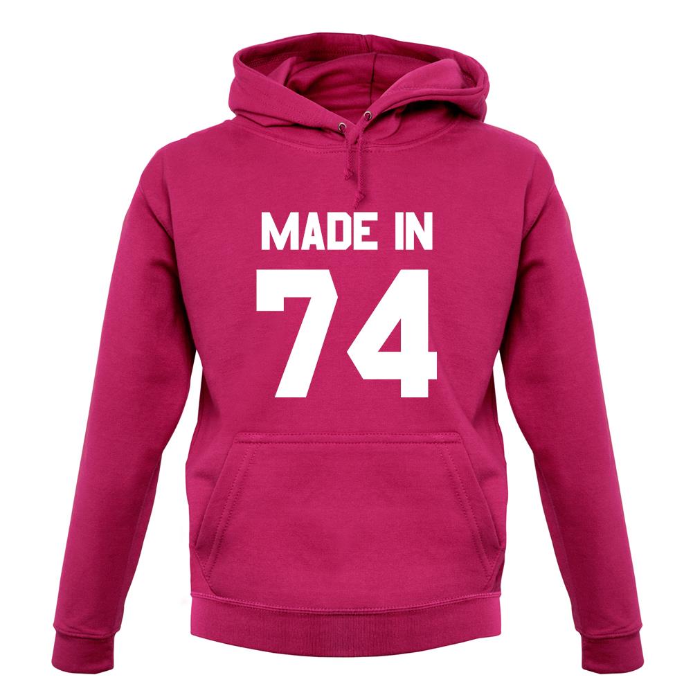 Made In '74 unisex hoodie Made In '74 unisex hoodie