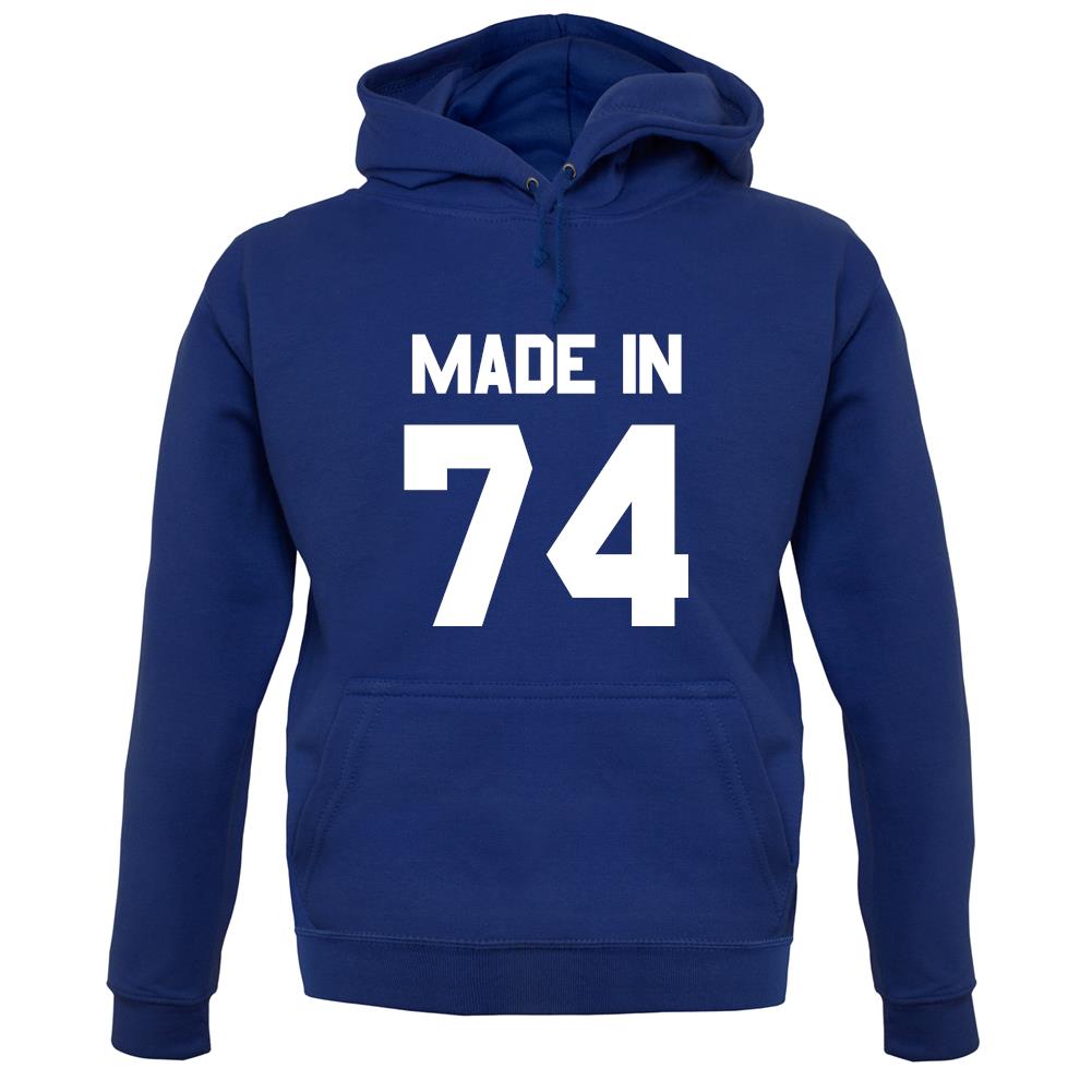 Made In '74 unisex hoodie Made In '74 unisex hoodie