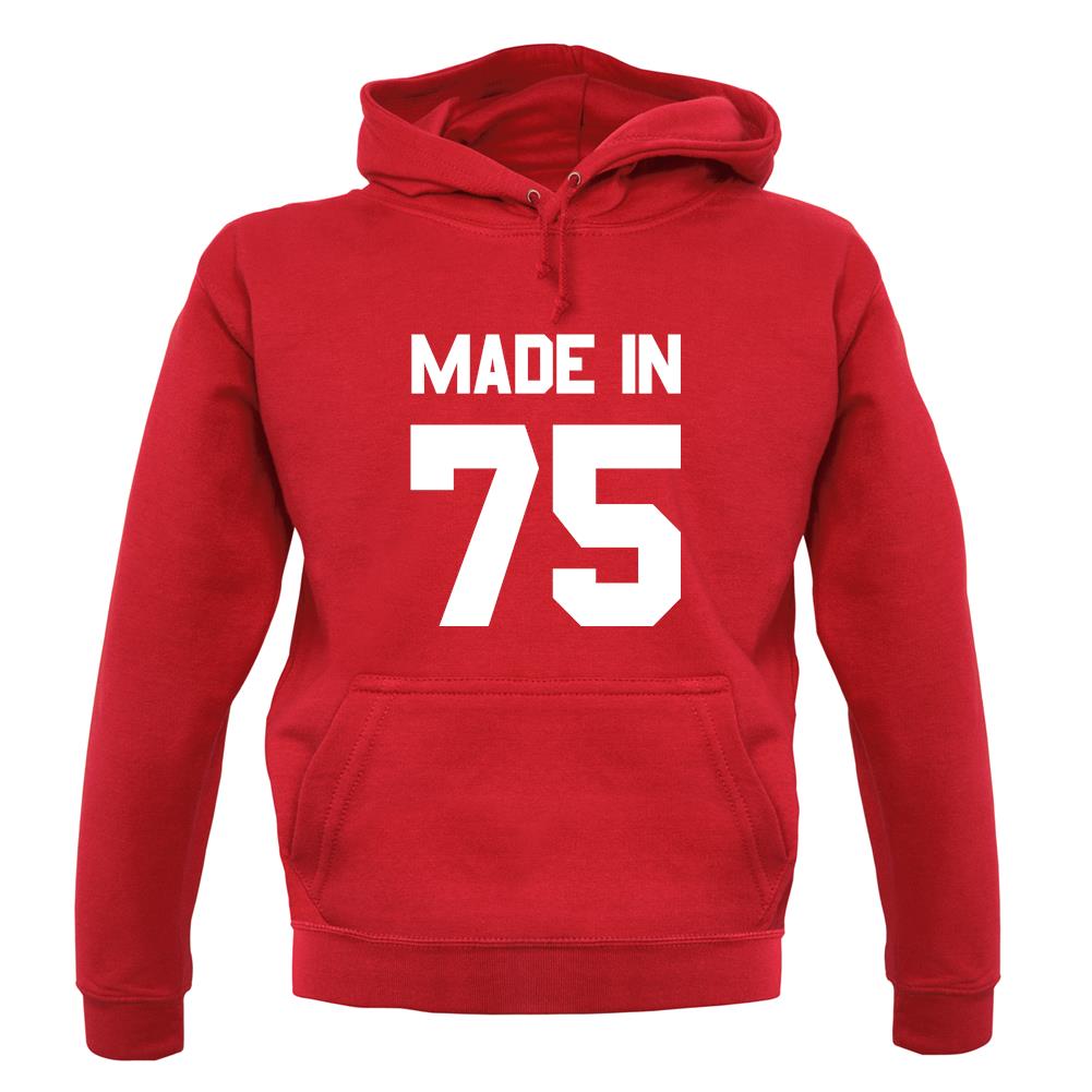 Made In '75 unisex hoodie Made In '75 unisex hoodie