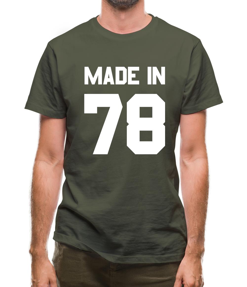 Made In '78 Mens T-Shirt Made In '78 Mens T-Shirt