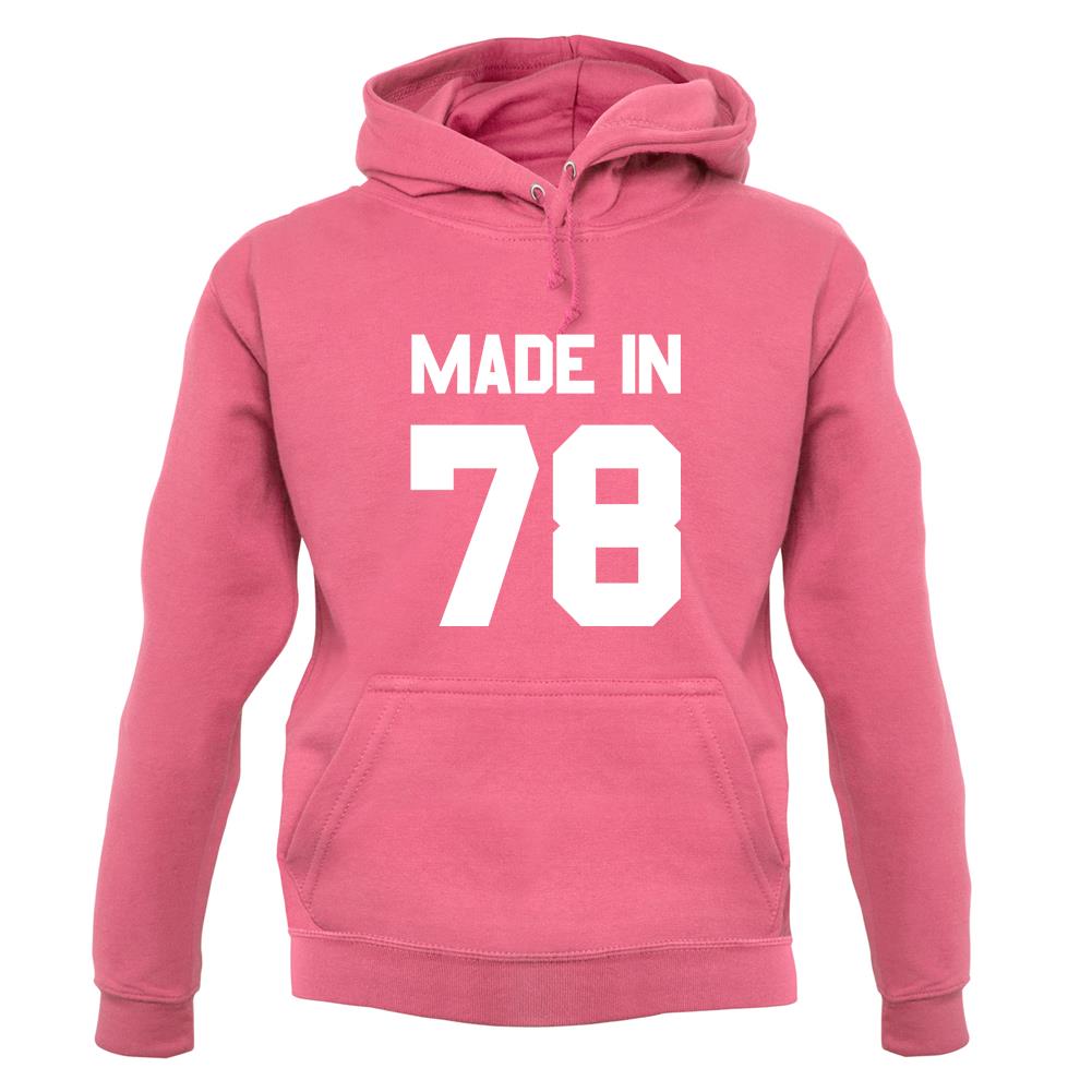 Made In '78 unisex hoodie Made In '78 unisex hoodie
