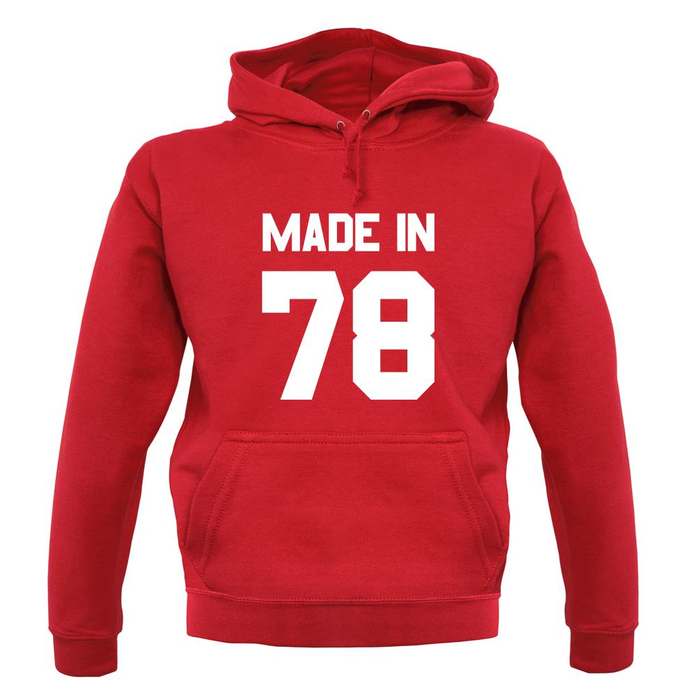 Made In '78 unisex hoodie Made In '78 unisex hoodie