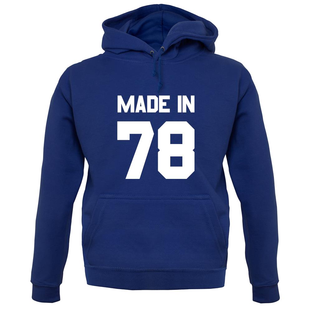 Made In '78 unisex hoodie Made In '78 unisex hoodie