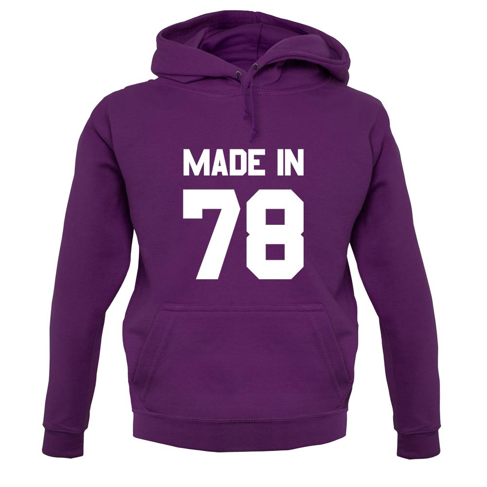 Made In '78 unisex hoodie Made In '78 unisex hoodie