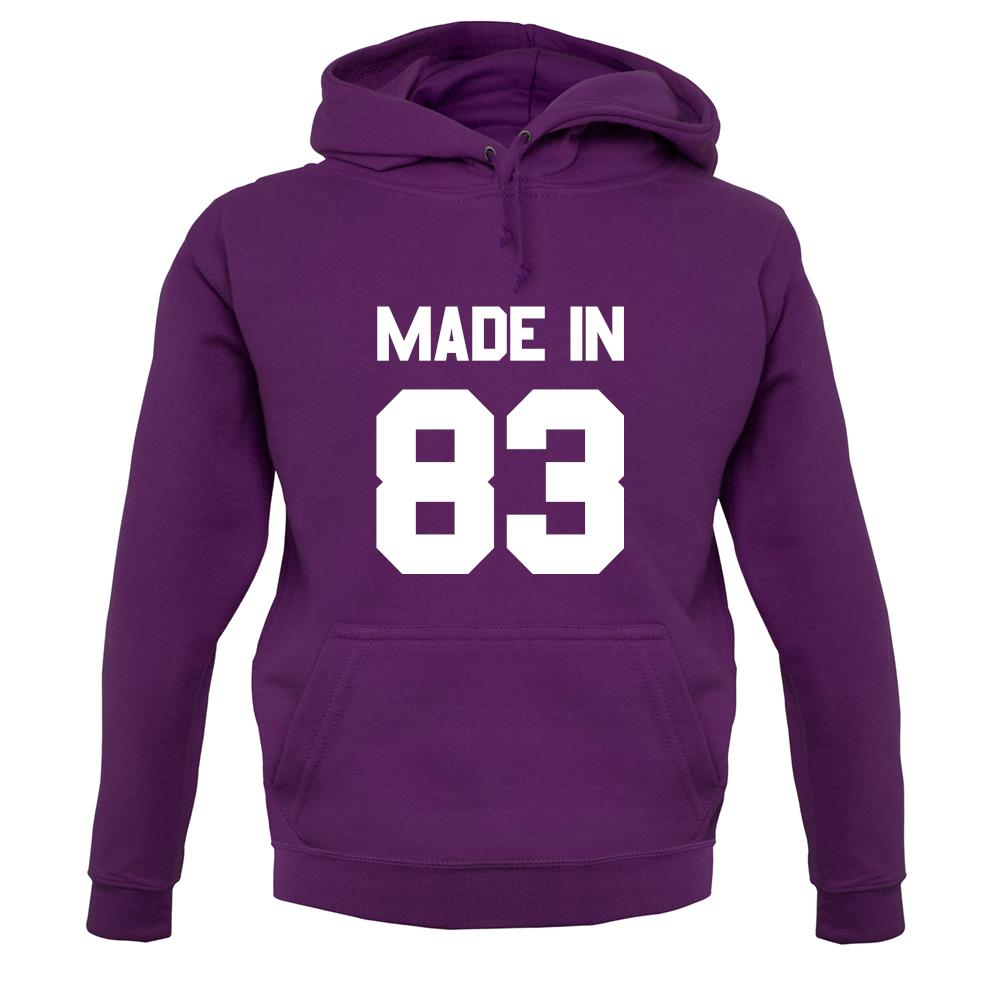 Made In '83 unisex hoodie Made In '83 unisex hoodie
