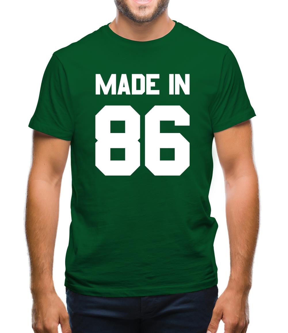 Made In '86 Mens T-Shirt Made In '86 Mens T-Shirt
