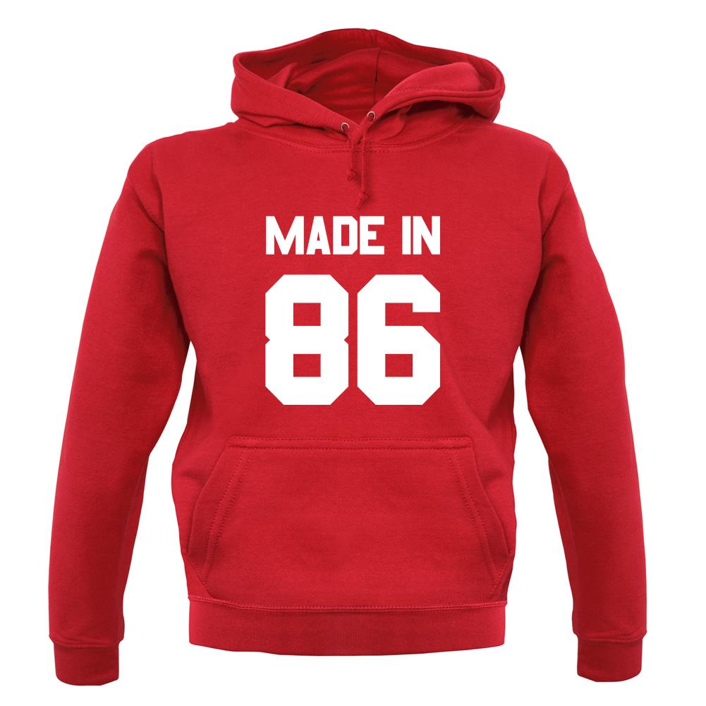 Made In '86 unisex hoodie Made In '86 unisex hoodie