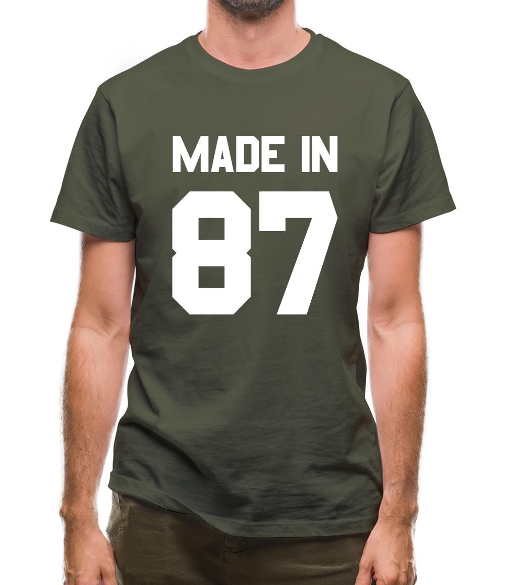 Made In '87 Mens T-Shirt Made In '87 Mens T-Shirt