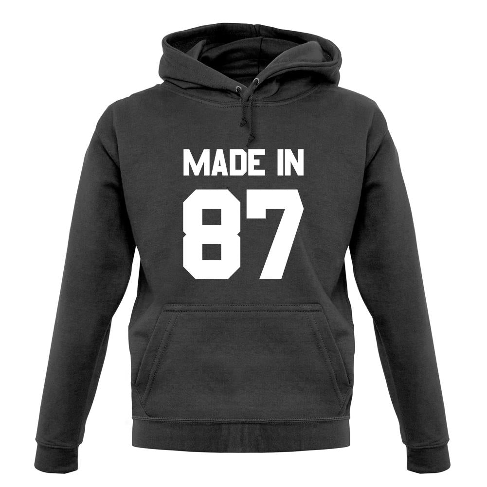 Made In '87 unisex hoodie Made In '87 unisex hoodie