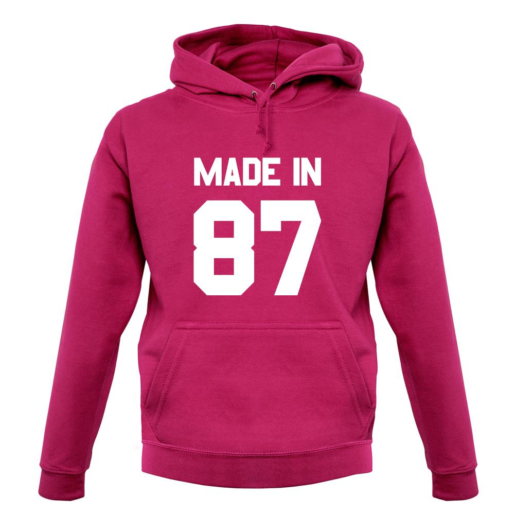 Made In '87 unisex hoodie Made In '87 unisex hoodie