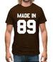 Made In '89 Mens T-Shirt Made In '89 Mens T-Shirt